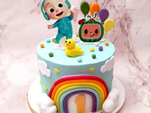 Cocomelon Rainbow Cake