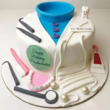 Dental Doctor Theme Cake 3 Dental Doctor Theme Cake