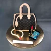 Designer Lv Handbag Fondant Cake 1 Designer Lv Handbag Fondant Cake From Lallantop Cake Shop Noida And East Delhi From Lallamtop Cake Shop