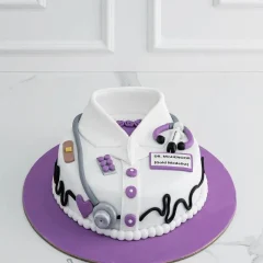 Doctor Coat Design Cake