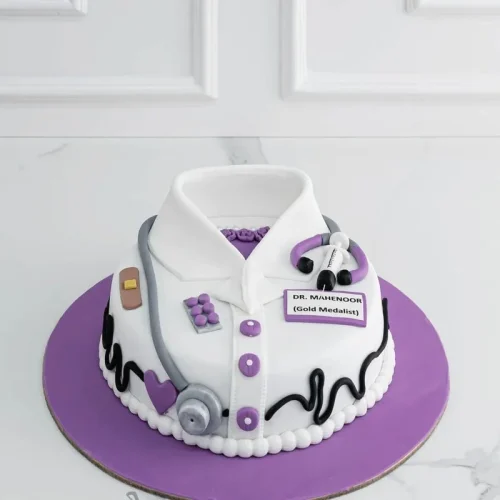 Doctor Coat Design Cake