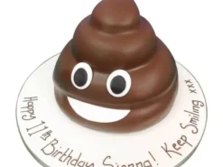 Emoji Poo Fondant Cake