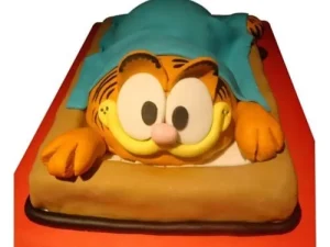 Garfield Cat Designer Fondant Cake