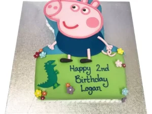 George Pig Designer Fondant Cake