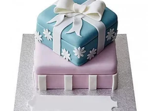 Gift Box Fondant Cake