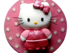 Hello Kitty Fondant Cake
