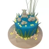 Hippo Family Fondant Cake 2 Hippo Family Fondant Cake From Lallantop Cake Shop Noida And East Delhi From Lallamtop Cake Shop