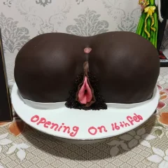 Huge Butt and Pussy Theme Fondant Cake