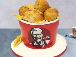 KFC Chicken Bucket Fondant Cake