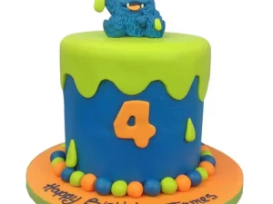 Little Monsters Fondant Cake