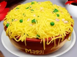 Maggi Noodles Theme Designer Cake