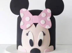 Minnie Mouse Fondant Cake