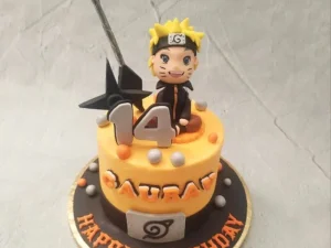 Naruto Theme Birthday Cake