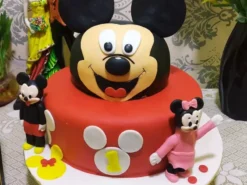 Naughty Mickey Mouse Fondant Cake