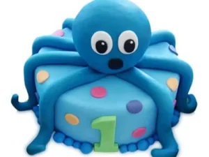Octopus Fondant Cake
