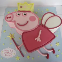 Peppa Pig Fairy Princess Birthday Cake