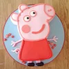 Peppa Pig Shape Fondant Cake From Lallantop Cake Shop Noida And East Delhi From Lallamtop Cake Shop
