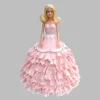Pink Floral Barbie Fondant Cake 2 Pink Floral Barbie Fondant Cake From Lallantop Cake Shop Noida And East Delhi From Lallamtop Cake Shop