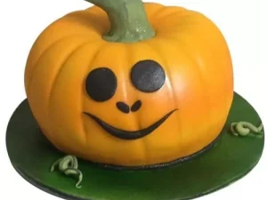 Pumpkin Designer Fondant Cake