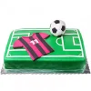 Soccer Field Theme Fondant Cake 2 Soccer Field Theme Fondant Cake From Lallantop Cake Shop Noida And East Delhi From Lallamtop Cake Shop