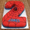 Spiderman 2 Number Fondant Cake 2 Spiderman 2 Number Fondant Cake From Lallantop Cake Shop Noida And East Delhi From Lallamtop Cake Shop