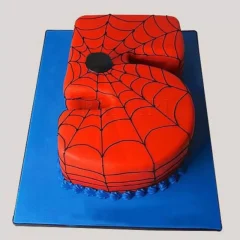 Spiderman Love Fondant Cake