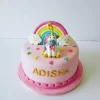 unicorn pink fondant cake from lallantop cake shop noida and east delhi From LallamTop Cake Shop