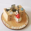 workaholic girl cake from lallantop cake shop noida and east delhi From LallamTop Cake Shop