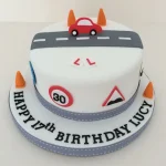 Turbo Road Racing Cake