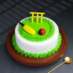 Cricket Field Designer Cake