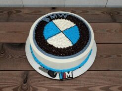 Luxury BMW Car Logo Cake
