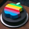 Apple Logo Themed Fondant Cake From Lallamtop Cake Shop
