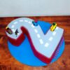 2 number car race fondant cake 2 6ab1b3105e9ed From LallamTop Cake Shop