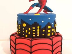 2 Tier Amazing Spiderman Designer Cake