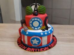 2-tier-avengers-theme-fondant-cake