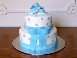 2 tier baby shower cake 2 From LallamTop Cake Shop