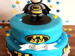 2 Tier Batman Designer Cake