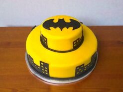 2 Tier Batman Fondant Cake