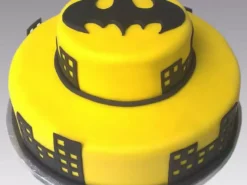 2 tier batman fondant cake 2 From LallamTop Cake Shop