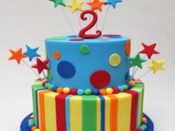 2 Tier Birthday Designer Cake