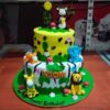 2 Tier Jungle Safari Cake 2 2 tier jungle safari cake 3 6ab1af0a6b8d1 From LallamTop Cake Shop