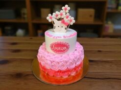2 Tier Kitty Bliss Cake