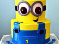 2 Tier Minion Designer Fondant Cake