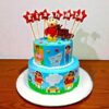 2 tier shinchan designer cream cake 3 6ab1b205ead96 From LallamTop Cake Shop