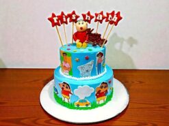 2 Tier Shinchan Designer Cream Cake