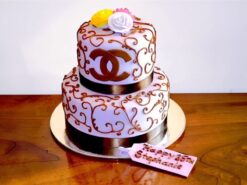 2 Tier Special Chanel Fondant Cake