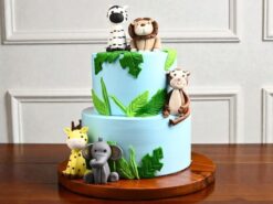 2-Tier Wild Safari Adventure Cake