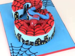 3rd Birthday Spiderman Theme Cake