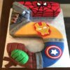 5 Number Superhero Avengers Cake 1 5 number superhero avengers cake 1 From LallamTop Cake Shop