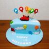 6 Month Birthday Fondant Cake 1 6 month birthday fondant cake 1 From LallamTop Cake Shop